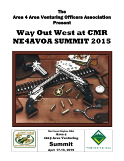 NE4AVOA Summit Registration Packet