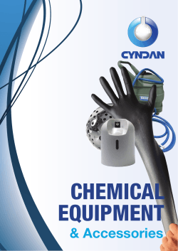 Chemical Equipment & Accessories - Brochure