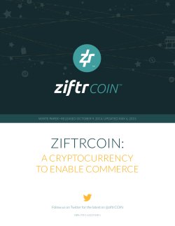 ZIFTRCOIN: