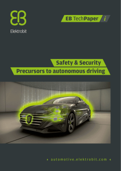 Safety & Security Precursors to autonomous driving