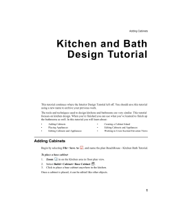 Kitchen and Bath Design Tutorial