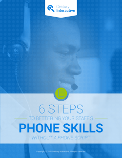 6 Steps to Bettering Your Staff`s Phone Skills
