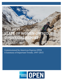 State of Women-Owned Business Report