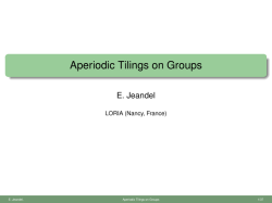 Aperiodic Tilings on Groups