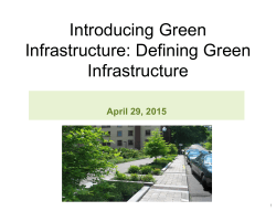 Green Infrastructure Definitions