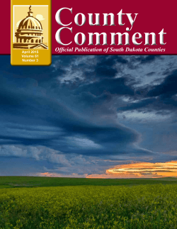 Official Publication of South Dakota Counties