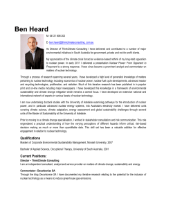 Ben Heard CV June 2015