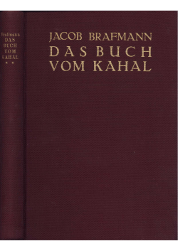 Das Buch vom Kahal - 2. Band (1928, 401 S., Text)