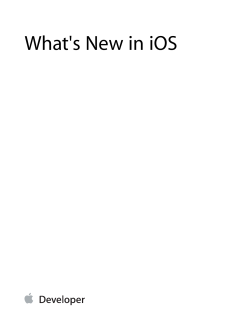What`s New in iOS