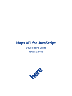Maps API for JavaScript