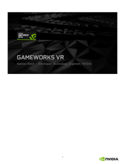 GameWorks VR Presentation