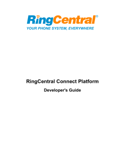 RingCentral Connect Platform