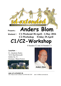 C1 mit Anders Blom - SD