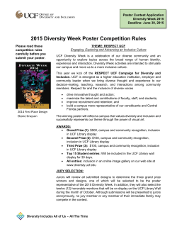 2015 Diversity Week Poster Competition Rules