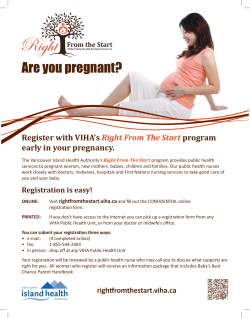 Are you pregnant? - Divisions of Family Practice