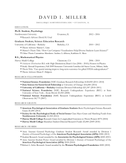 CV - David Miller