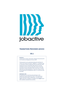 PDF file of jobactive Transition Provider Advice