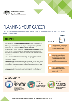 PDF file of Planning your Career (0.11 MB )