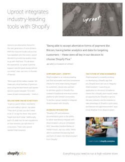 Uproot integrates industry-leading tools with Shopify