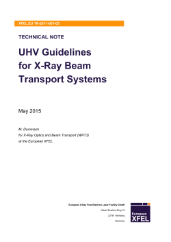 UHV Guidelines for X Ray Beam Transport Systems