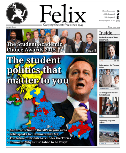 The student politics that matter to you