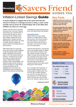 Inflation-Linked Savings