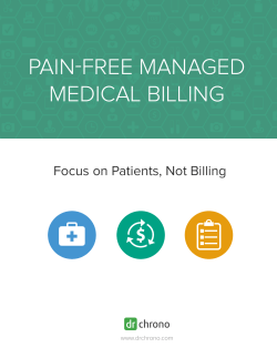 Pain-Free Managed Medical Billing