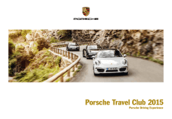 Katalog 2015 - Porsche Driving Experience