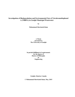 University of Guelph thesis template
