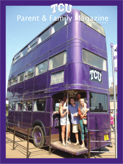Parent & Family Magazine - TCU Student Development Services