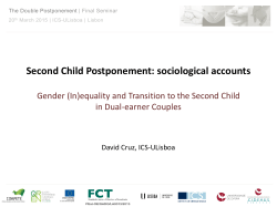 (In)equality and Transition to the Second Child in Dual