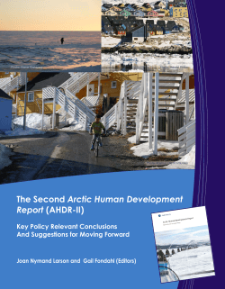 The Second Arctic Human Development Report (AHDR-II)