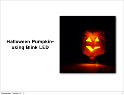 Halloween Pumpkin- using Blink LED