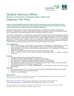 Student Services Officer