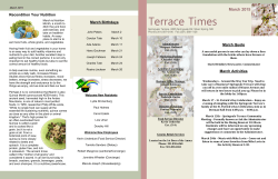 Terrace Times - Seabury Resources for Aging