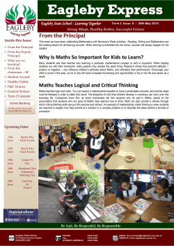 newsletter-2015-05-28 - Eagleby State School