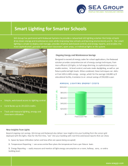 Smarter Schools Low Voltage Lighting Solutions