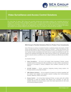 Video Surveillance and Access Control Solutions