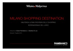 Presentazione - Milano Shopping Destination