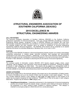 STRUCTURAL ENGINEERS ASSOCIATION OF CALIFORNIA