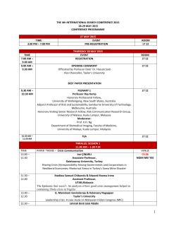 the Conference Programme here