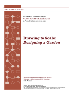 Drawing to Scale: A Garden - Formative Assessment Lessons