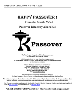 happy happy passover ! assover ! assover