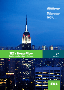 SEB`s House View