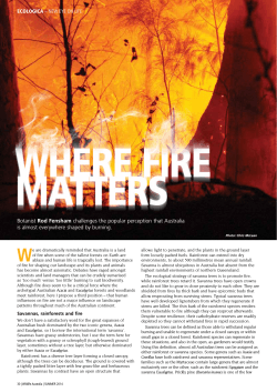 Where fire matters, Wildlife Australia Magazine
