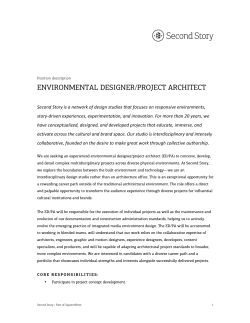Environmental Designer/Project Architect, ATL