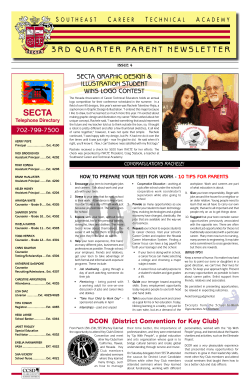 3rd Quarter Newsletter - Southeast Career Technical Academy