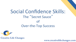 Social Confidence Skills: