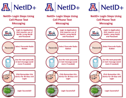 NetID+ Login Steps Using Cell Phone Text Messaging NetID+ Login