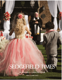 Sedgefield Times - Sedgefield Country Club